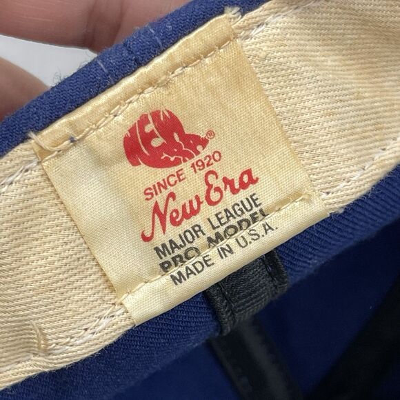 Vintage Syracuse Chiefs Fitted 7 1/4 New Era 90's Wool Hat Cap Made in USA - Picture 8 of 11